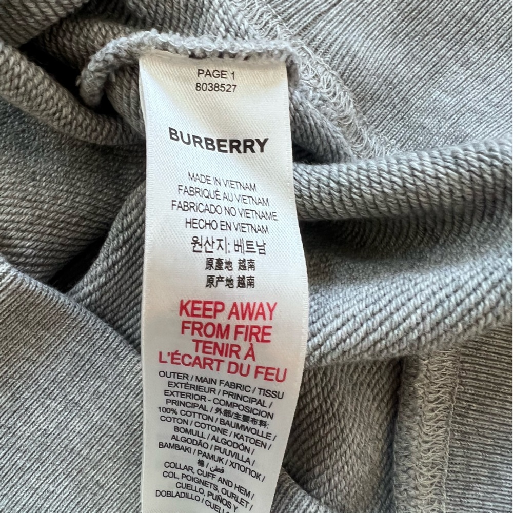 10Y Burberry Unisex Gregory Star Print Jogger & 
12Y Sweatshirt TB Monog… - Picture 5 of 16